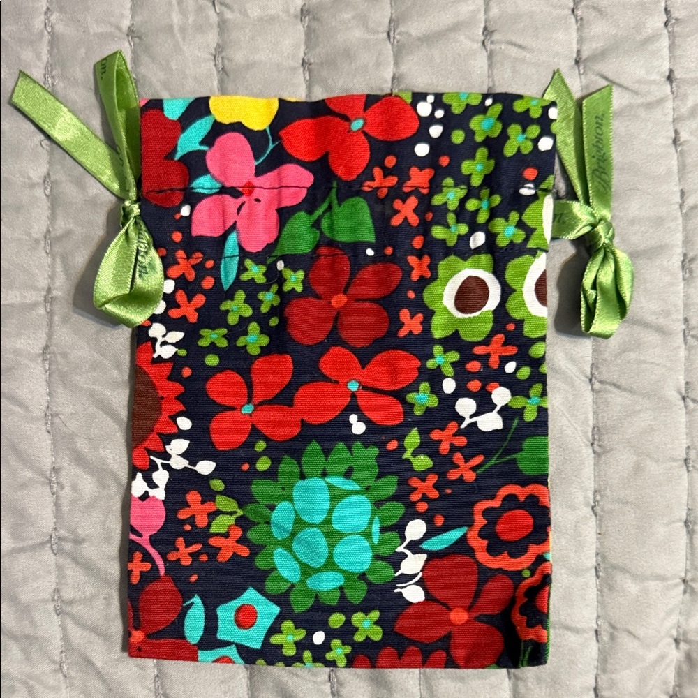 Brighton Floral Drawstring Pouch - Picture 3 of 5
